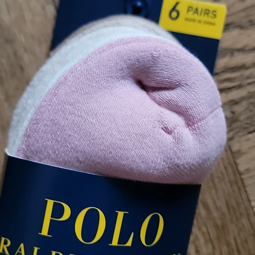 Polo Ralph Lauren/6-Pk. Cushion Low-Cut Socks
